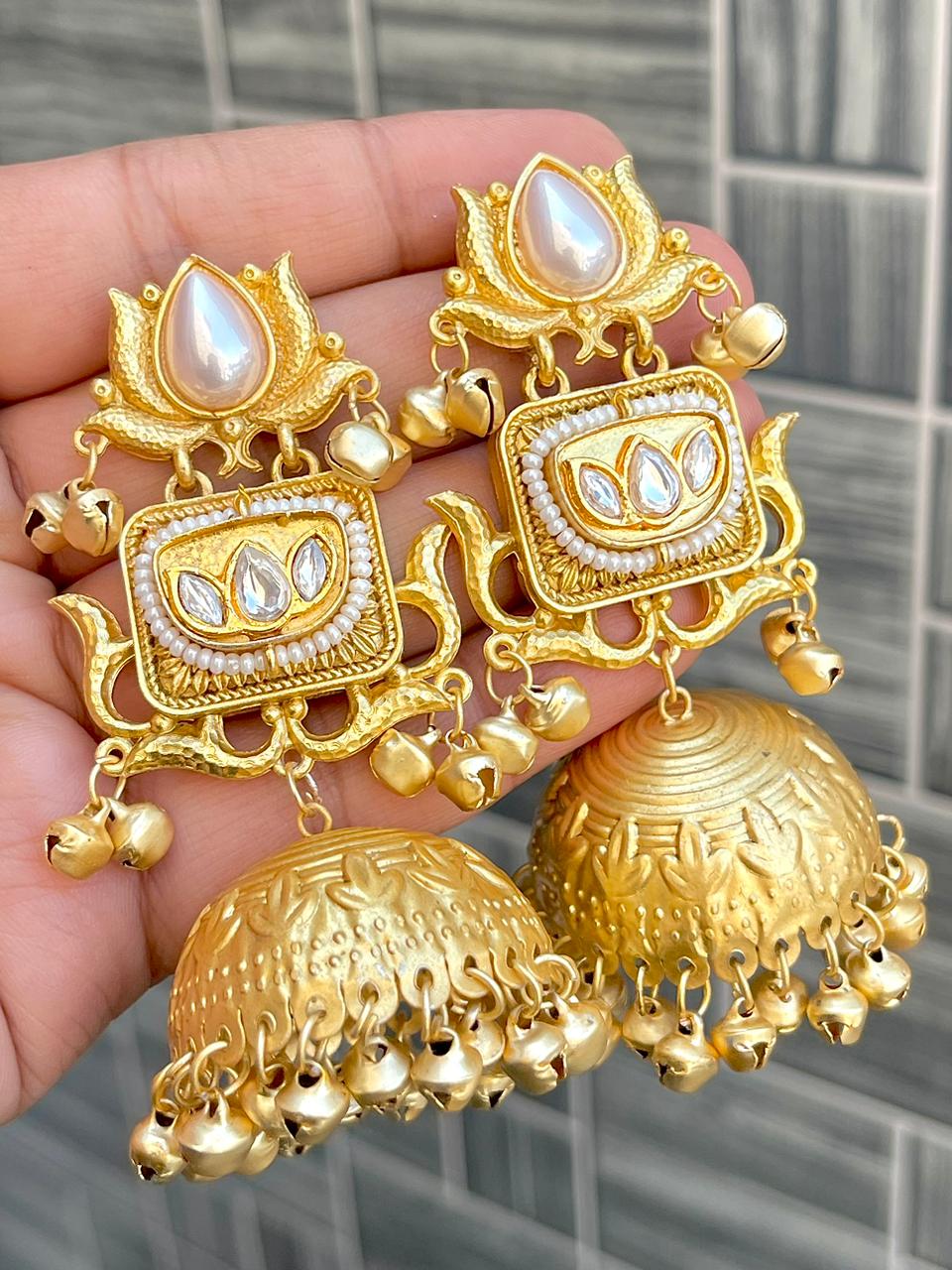 Kashmiri Big Size Jaipuri Statement Jhumkaa